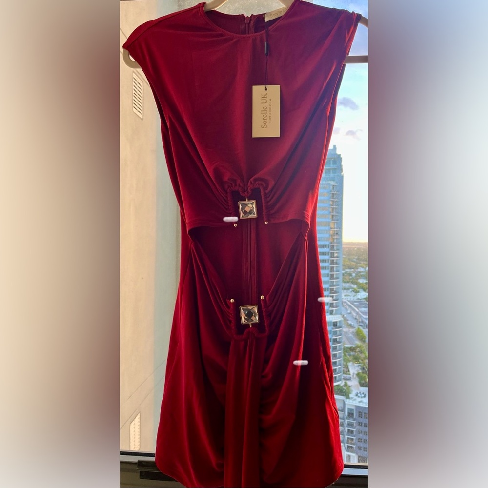 Stunning Red Backless Dress